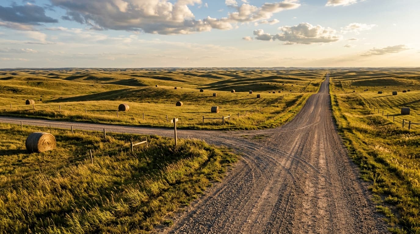 Sandhills grassland and timber near Ainsworth Nebraska