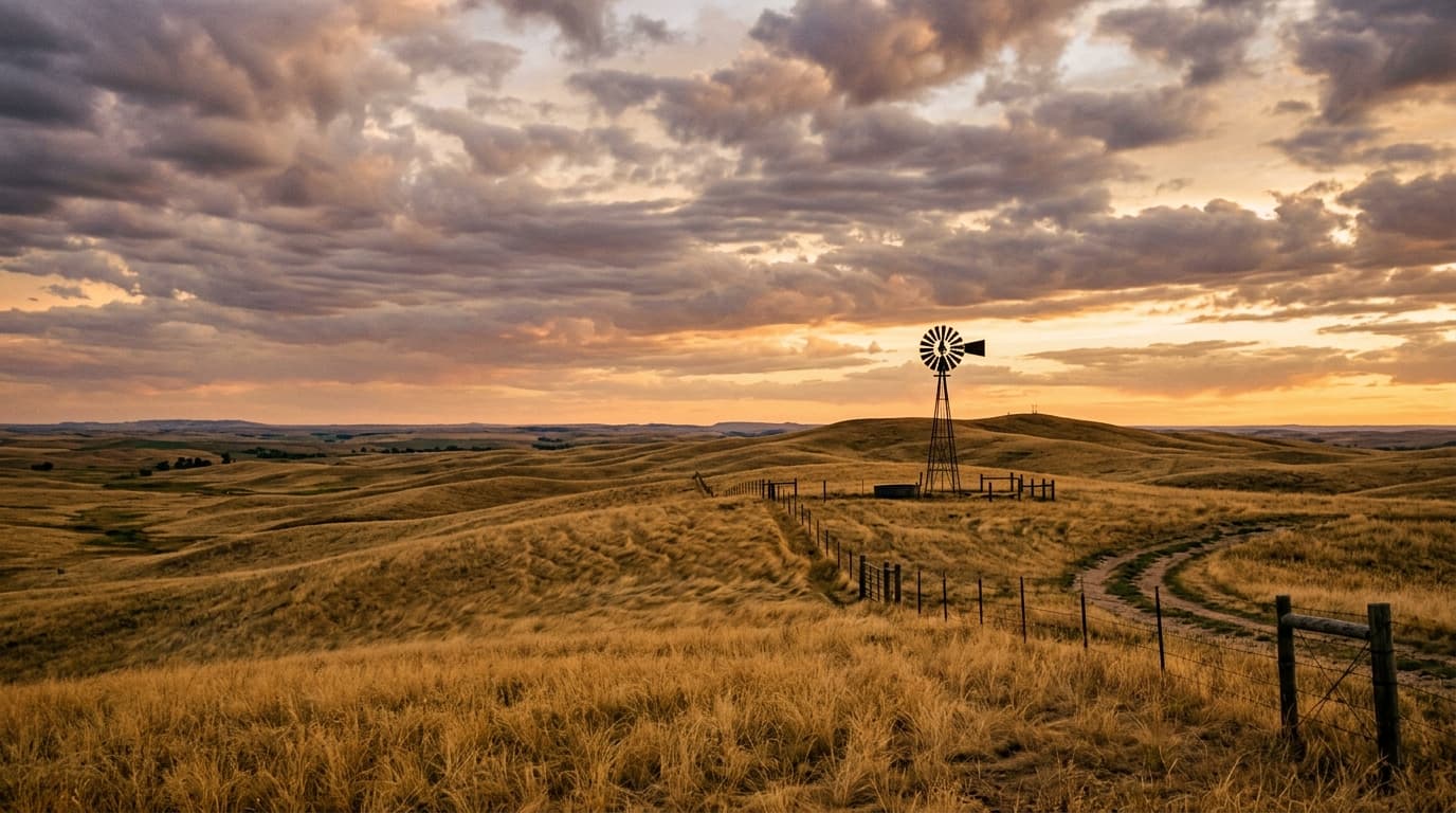 Calamus Reservoir area near Burwell Nebraska hunting country