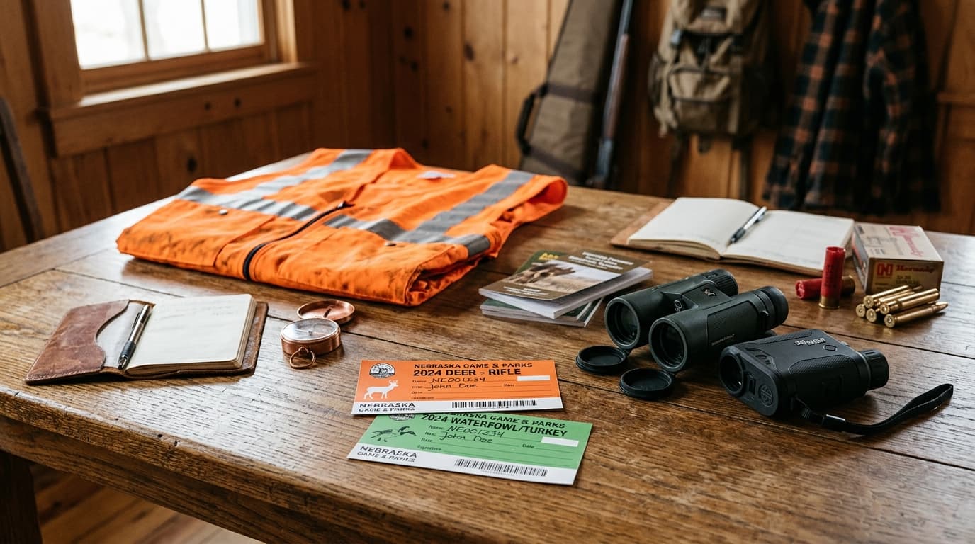 Nebraska deer hunting permit and regulations booklet