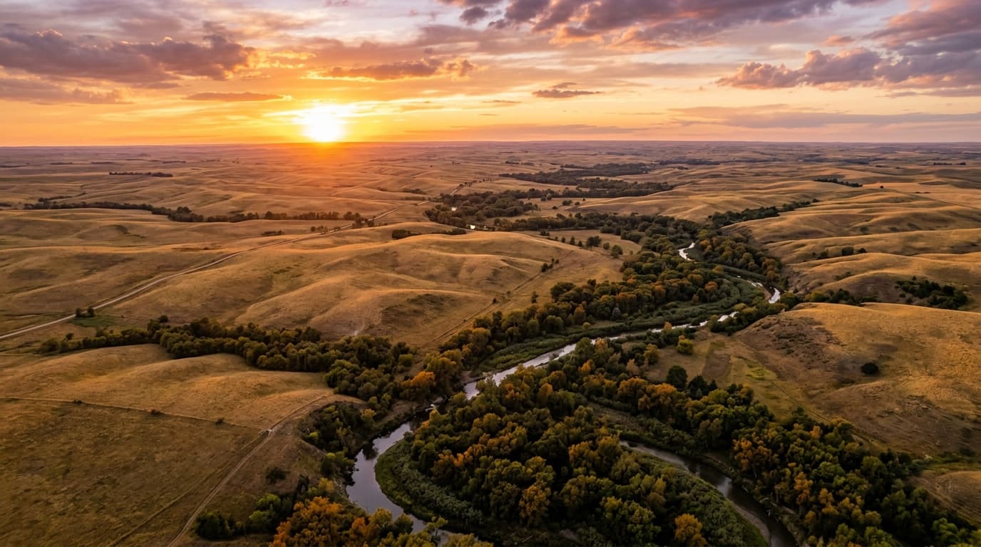 Nebraska public land hunting landscape