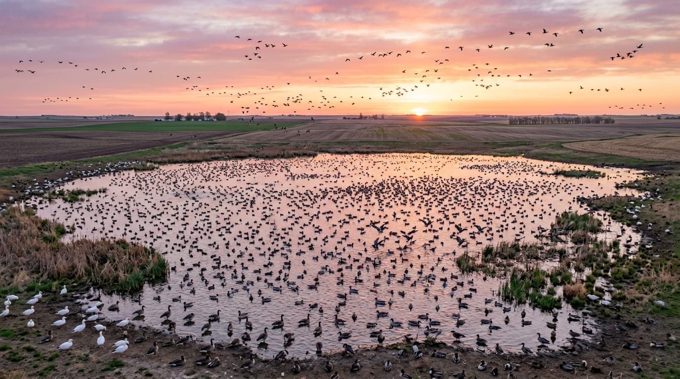 Wetlands and waterfowl in the Rainwater Basin of south-central Nebraska